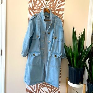 Denim Trench Coat !!!